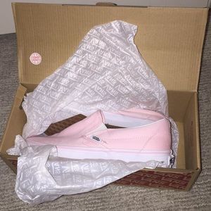 ballerina pink slip on vans